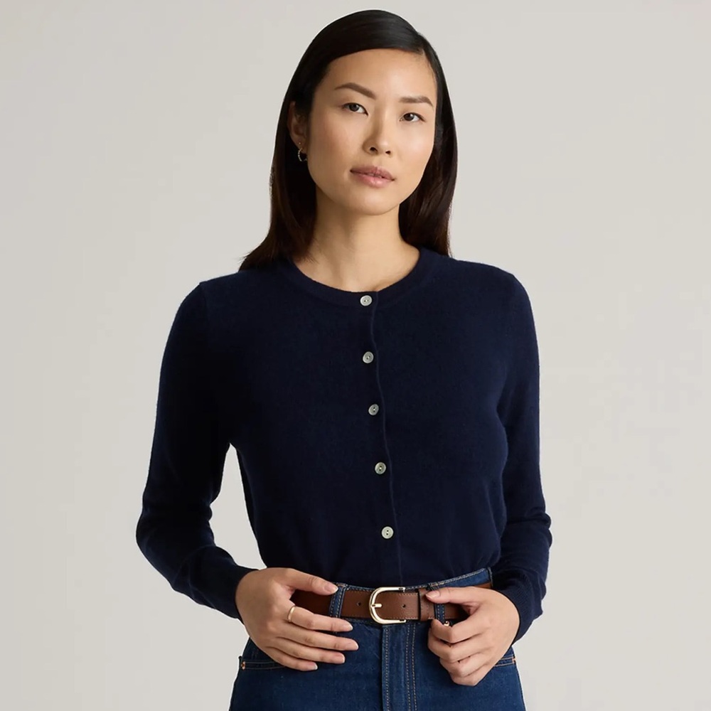 Quince Mongolian cashmere cardigan L